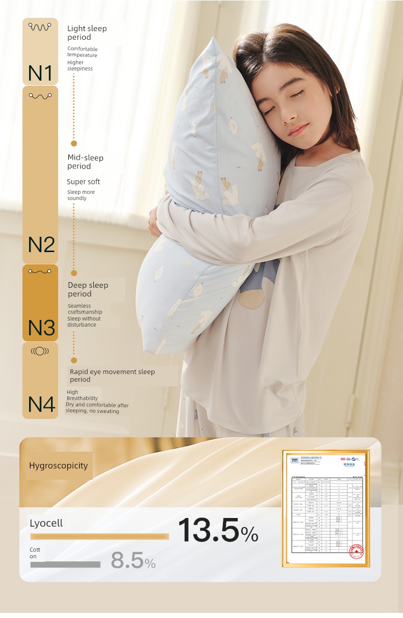 [Recommended by Zhu Dan] Likeuu Kidsren's Pajamas, Boys' and Girls' Home Clothes, 2026 New Family Modal Nightgown — 12