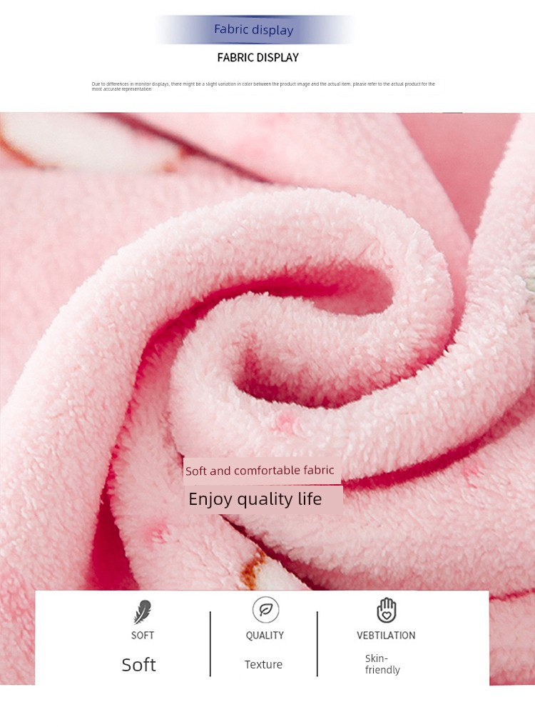 Children's One-Piece Pajamas, Autumn and Winter Fleece-Lined Girls' Flannel Home Clothes, Winter Anti-Kick Quilt, Baby Sleeping Bag — 7
