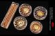 Acrylic agarwood bracelet Buddhist beads box round seal transparent display bracelet gift art packaging storage box