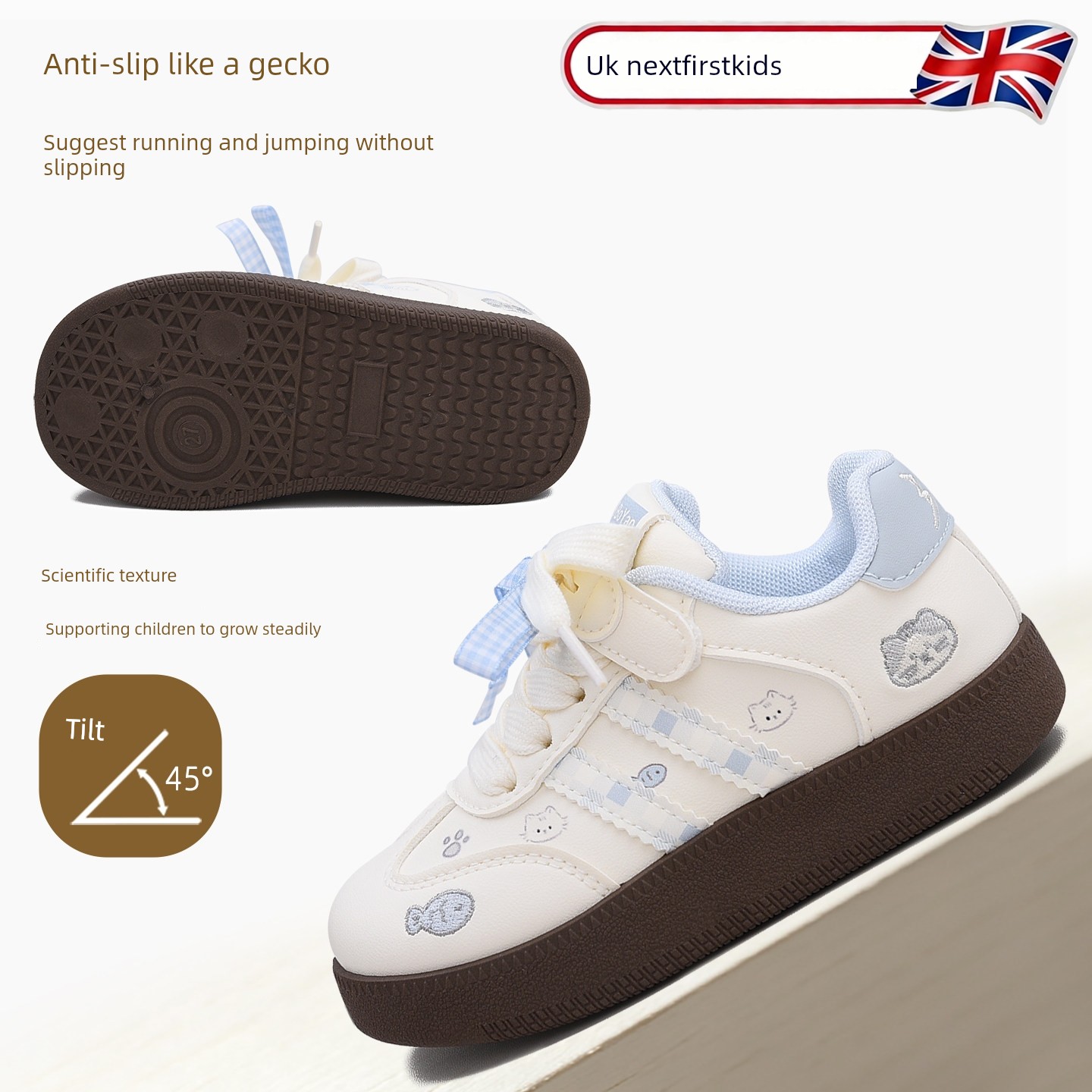 British Kidsren's Canvas Shoes for Girls 2026 New Soft-Soled Casual Versatile Sports Sneakers Autum Style Single Shoes for Girls — 2