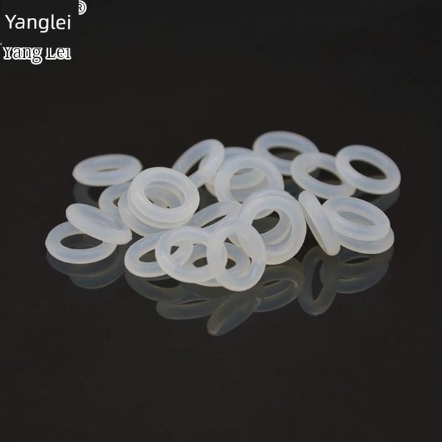 Yanglei silicone o-ring 6-300*wire diameter 2.4/3.1mm high temperature resistant silicone rubber ring food grade sealing ring
