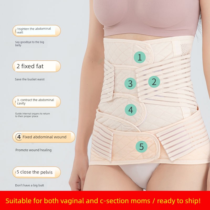 Medical Postpartum Belly Band Female Natural Labor Or Cesarean Dual-Use Maternity Special Repair Waist Girdle Hospital, Same Section Belly Band