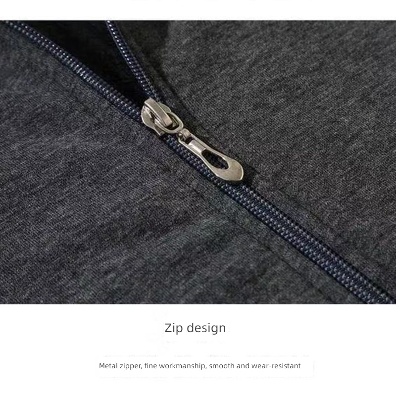 Autumn and winter Fattening zipper Cardigan easy motion Sweater