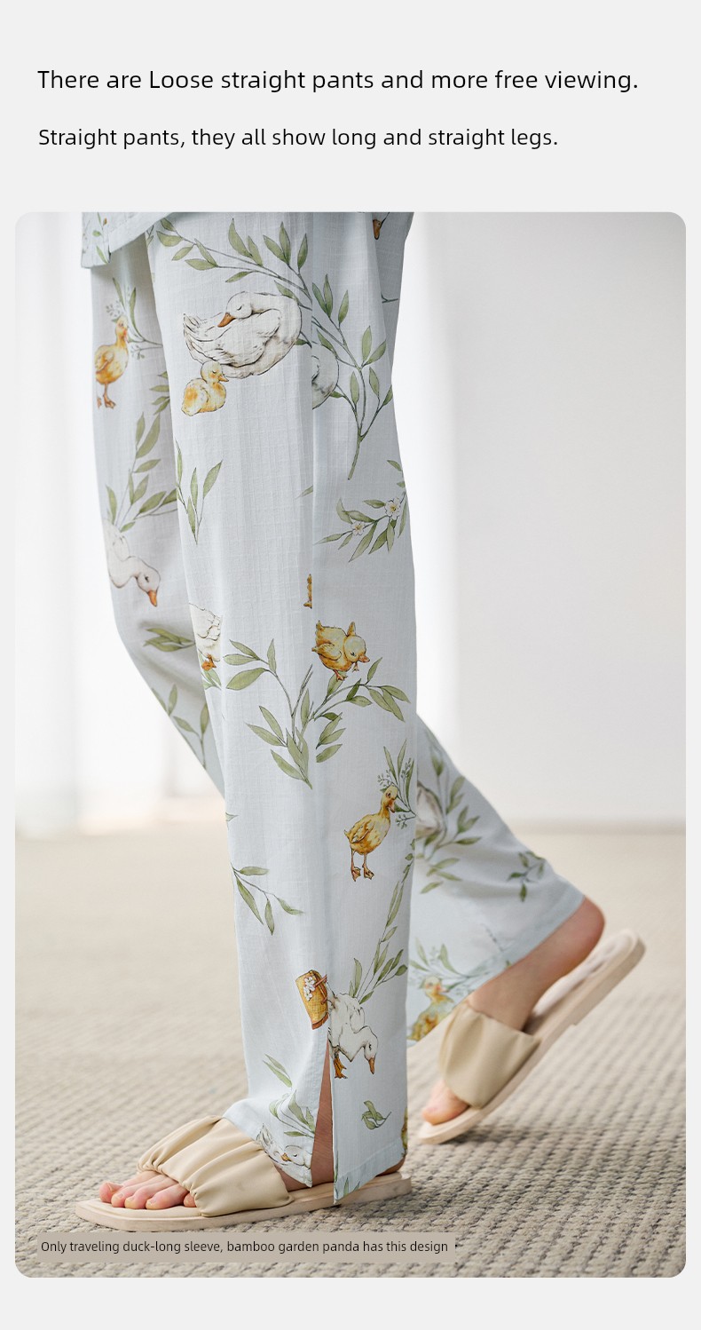 Qixi Spring Autumn Maternity Pajama Suit Confinement Clothing — 26