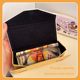 Dachshund dog foldable glasses box portable women's magnetic suction closed eyes box anti-fall children's student storage box