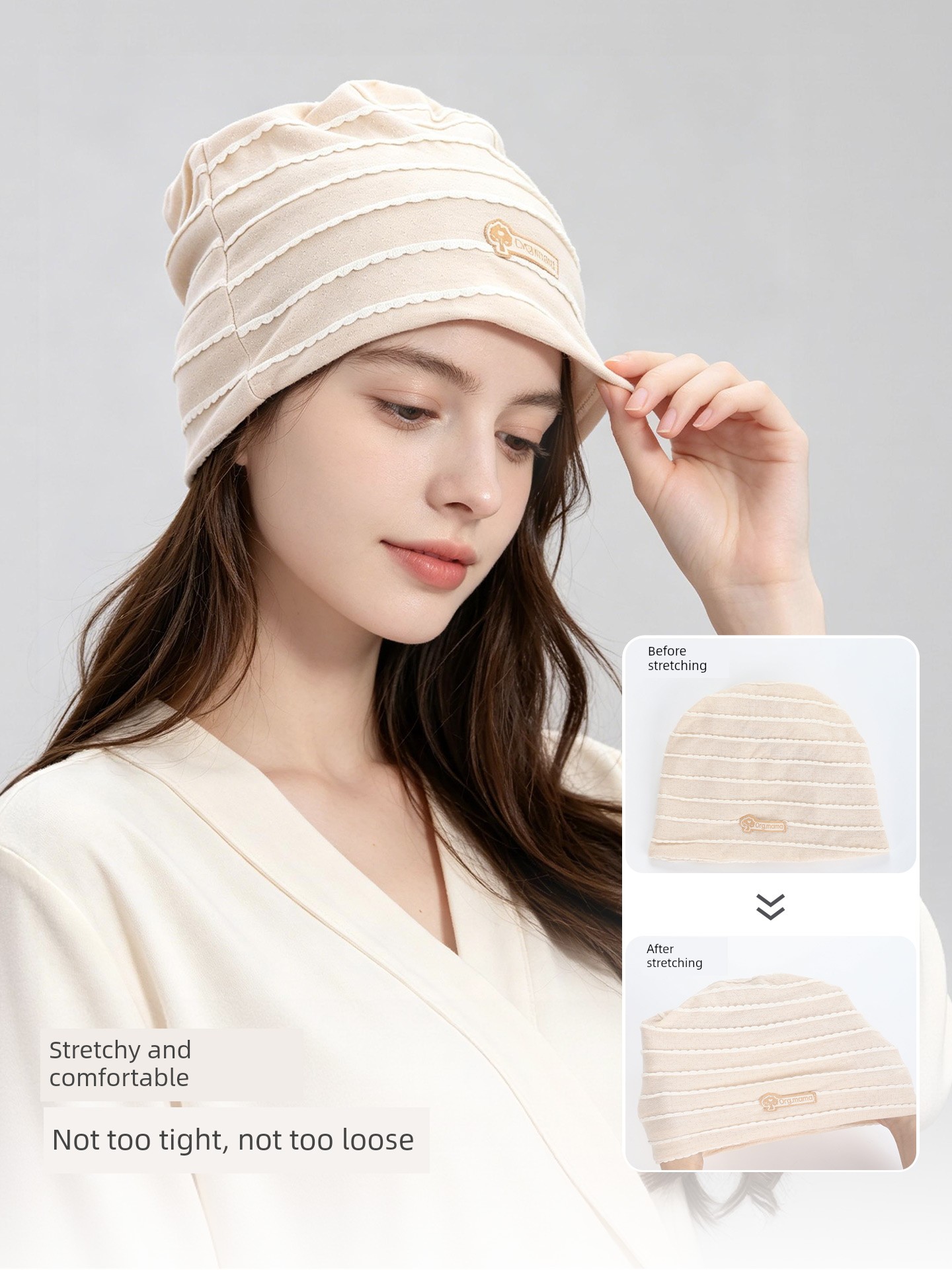 Maternity Windproof Bandana Headband Autumn Childbirth Confinement Hat — 2