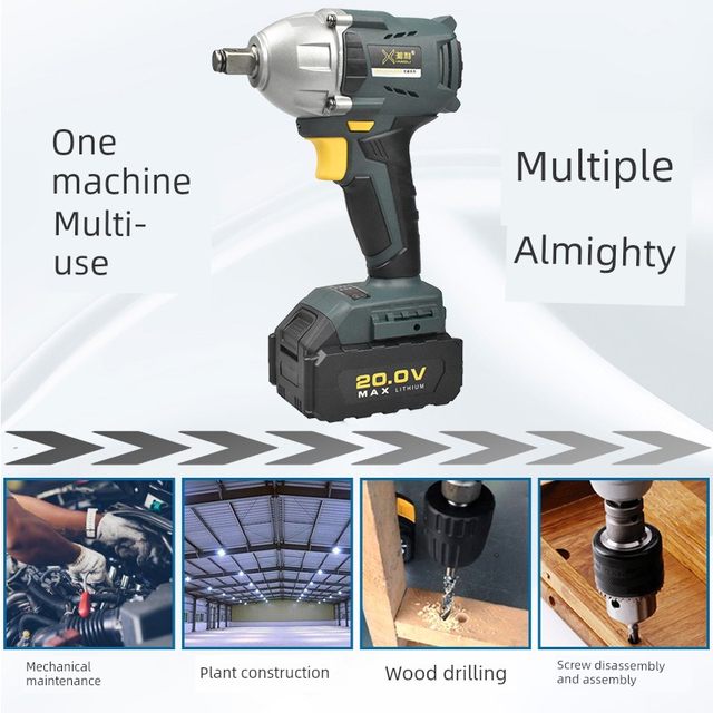 Chaoquan Xianglijiang New Electric Wrench Bare Metal 80029/90032 Body 20V Shelf Manufacturing Wind Cannon Original Head