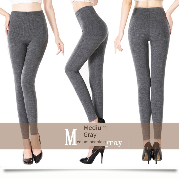 Wool pants female Thin money Lay a foundation Interpenetrating Cashmere pants External type Warm pants Woolen trousers Self-cultivation spring and autumn winter seamless
