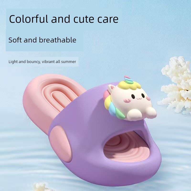 Children's Slippers for Girls 2026 New Summer Outdoor Non-Slip Soft-Soled Bath Indoor Home Boys' Slippers — 10