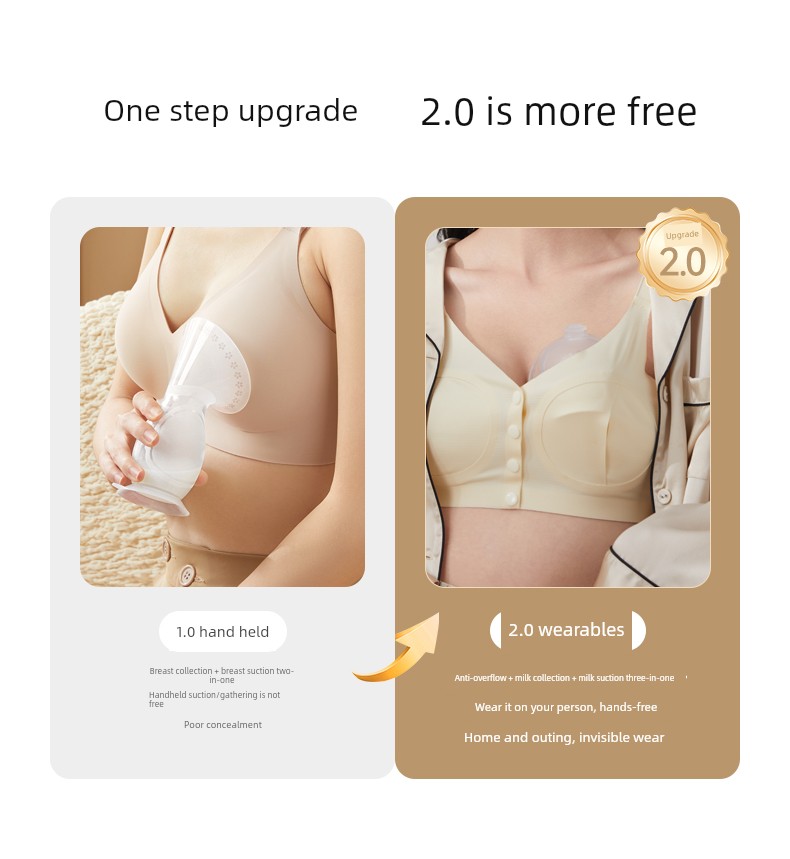 October Crystal Breast Milk Collector Manual Hands-Free Breast Pump for Pregnant Women with Leaking Milk, Milk Catcher, Anti-Overflow Breast Collector — 7