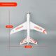 Internet celebrity outdoor toy foam aircraft hand-dumping children's model glider model aircraft assembled passenger aircraft spiral glowing
