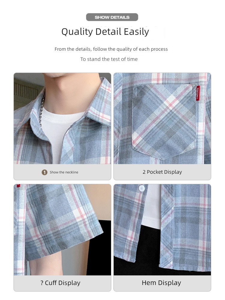 Ice silk Cool feeling T-shirt Chaopai leisure time Short sleeve shirt