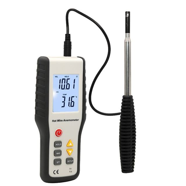 Xinsite HT9829 Thermal Anemometer Air Volume Meter High-sensitivity Anemometer Air temperature and air volume measurement