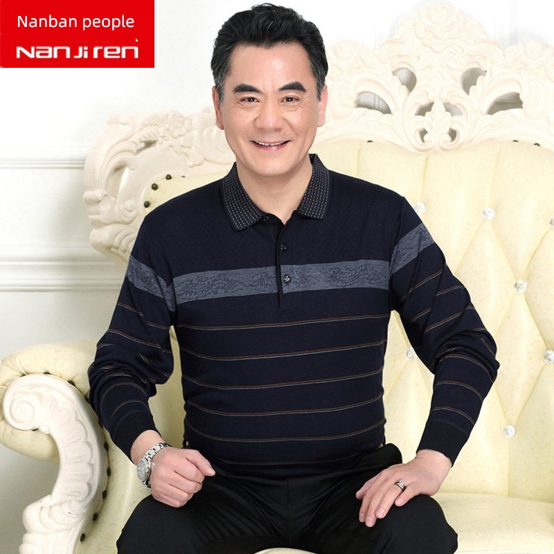 NGGGN spring Middle aged man Long sleeve Dad Costume