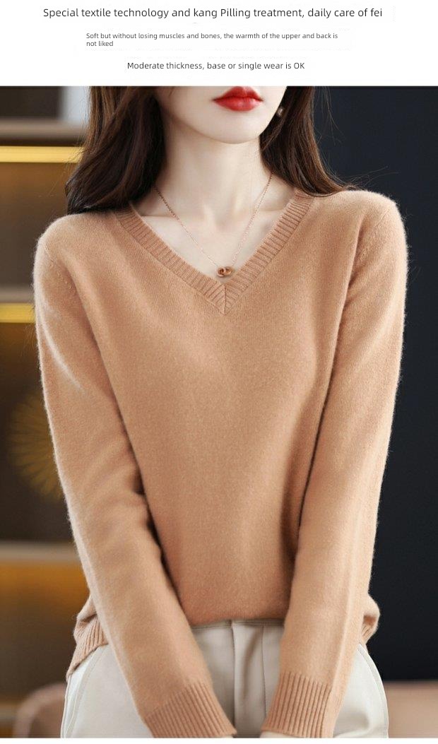 100% Autumn and winter easy Condom Long sleeve pure cardigan