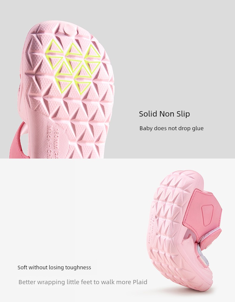 Balabala Kids Slippers Hole Shoes Summer Non-Slip Soft Bottom Baby Boy Girl Sandals Outdoor Sandals — 9