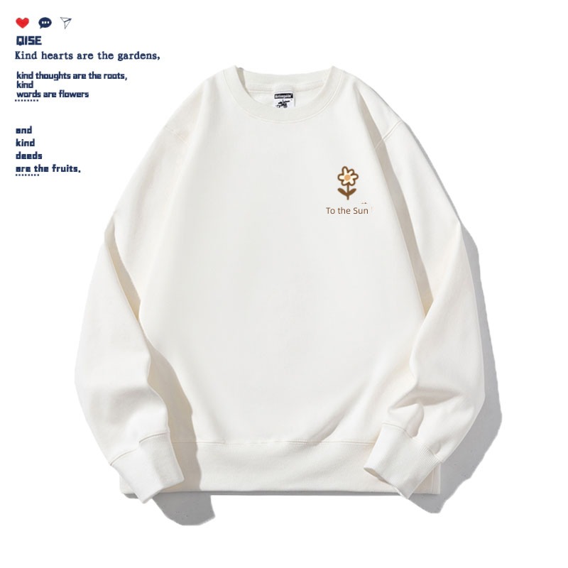 men and women like a breath of fresh air Autumn and winter Couples dress Round neck Sweater