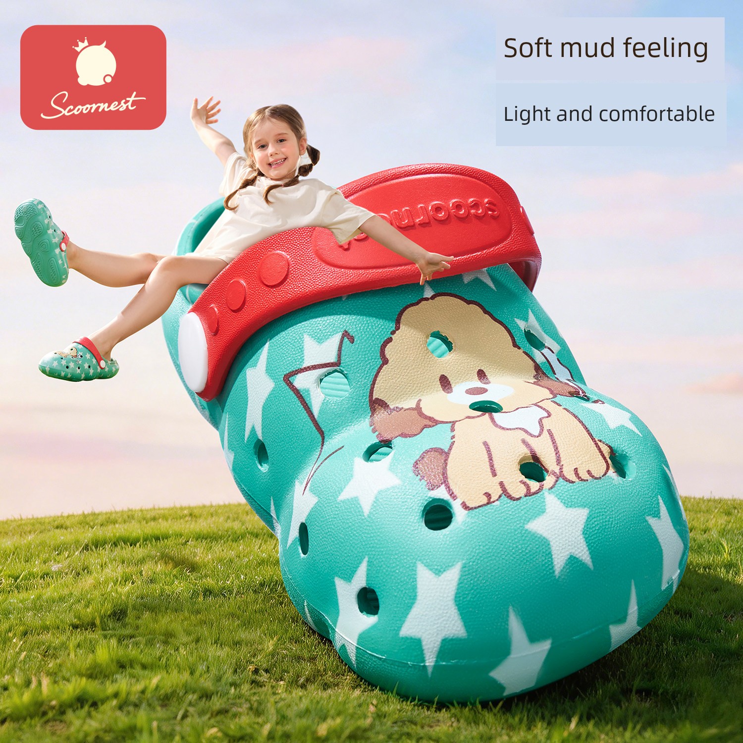 Kechao Children's Clogs Baby Slippers for Boys and Girls Summer Sandals Closed-Toe Toddler Kids Bath Non-Slip Soft Sole — 2