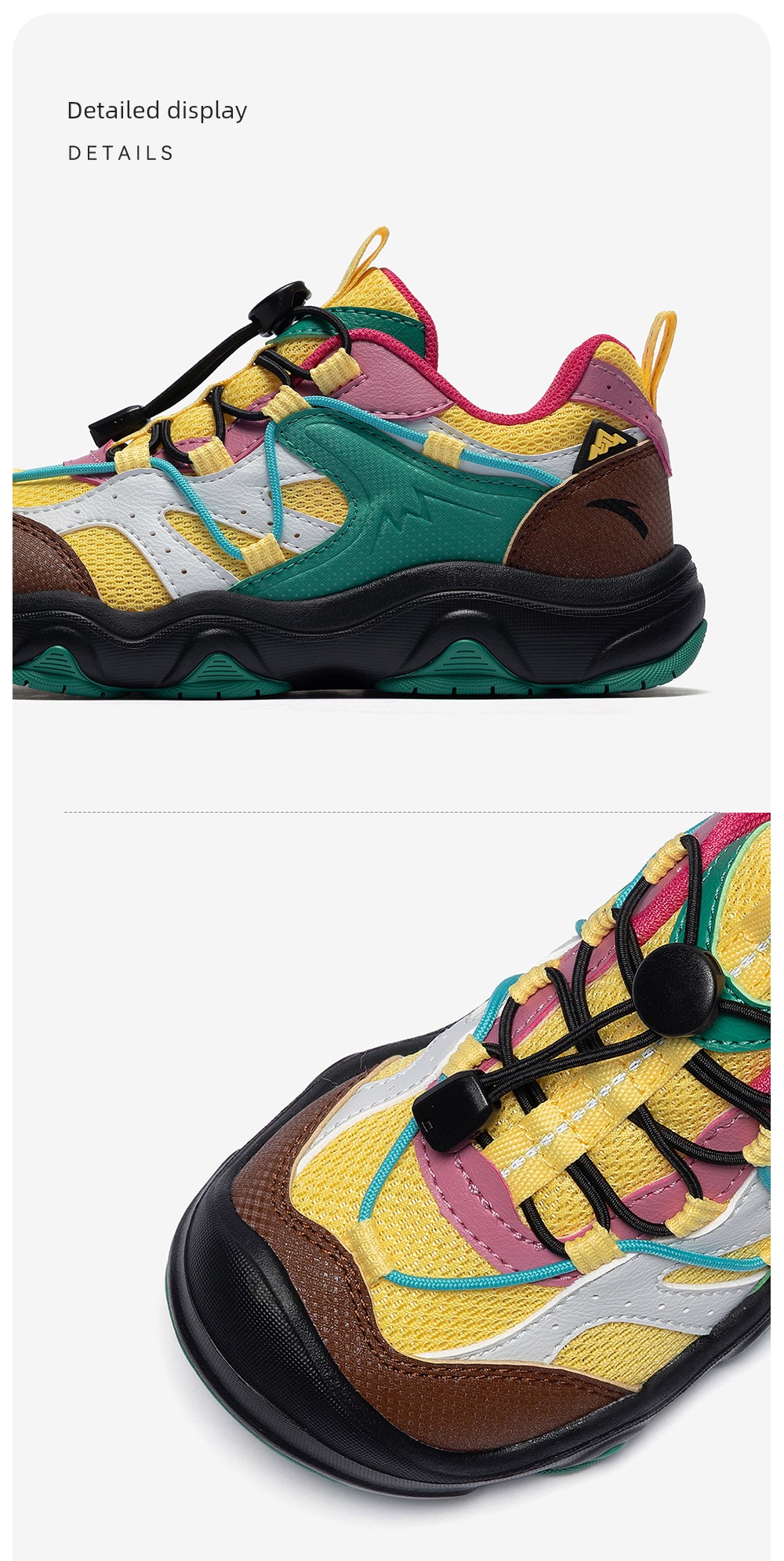Anta Kidsren's Shoes, Kidsren's Sports Shoes, 26 Summer Hiking Shoes, Boys' Outdoor Hiking Shoes, Girls' Shoes, Casual Shoes — 17