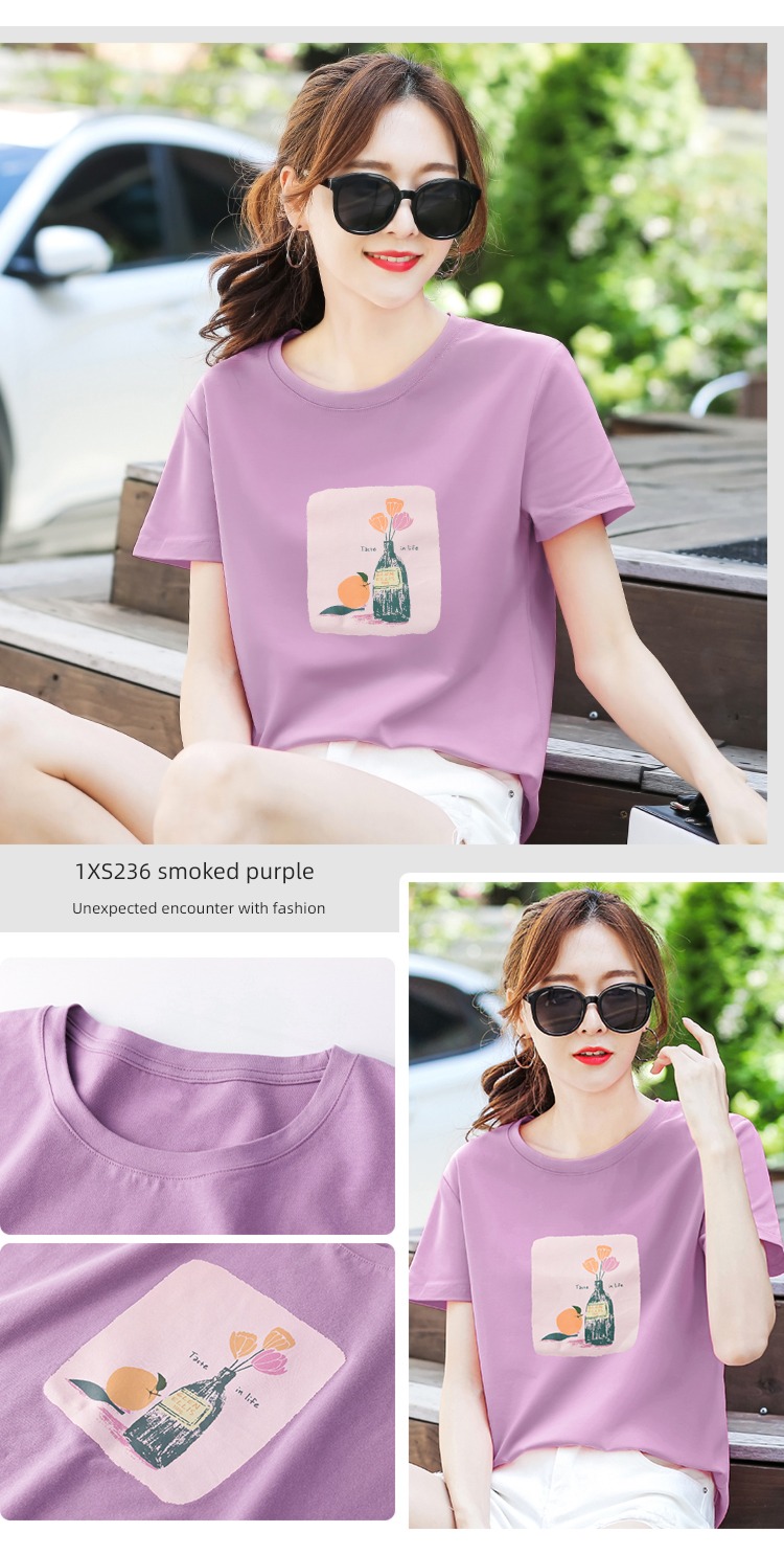 easy summer jacket ma'am Undershirt Short sleeve T-shirt