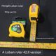 Hongdi Tape Measure Luban Ruler 42.9 Version Ding Lan Ruler Authentic Feng Shui Ruler Steel Pot Meter Yin Yang Ruler Door Close Ruler Woodworking