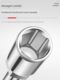 Deli T-type socket wrench manual multifunctional T-shaped hexagonal wrench automobile and motorcycle repair tool