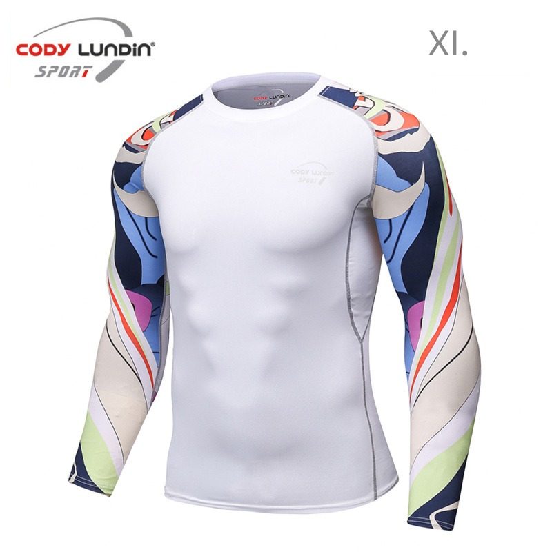 spring man Long sleeve moisture absorption Perspiration train Fitness wear