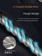 Electric hammer drill bit cross four-blade alloy sds-plus round handle two pits and two grooves expansion through the wall cement impact drilling hole