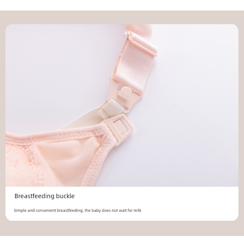 Plus Size Maternity Bra for Pregnancy Breastfeeding Intimates Push up and Anti-Sagging Big Chest Full Cup Postpartum Feeding Bra — 8