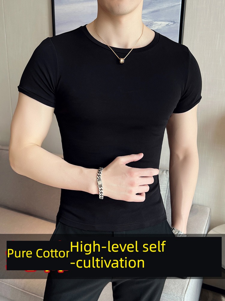 tide man youth Tight fitting Hair Stylist Short sleeve T-shirt