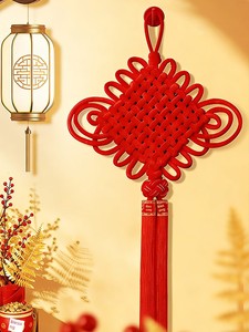 Small Pendant New Arrival Big Red Entry Door Chinese Knot