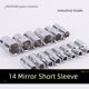 Green forest 1/4 short sleeve head 4-14mm Xiaofei outer hexagonal sleeve sleeve head ratchet wrench head auto repair tool