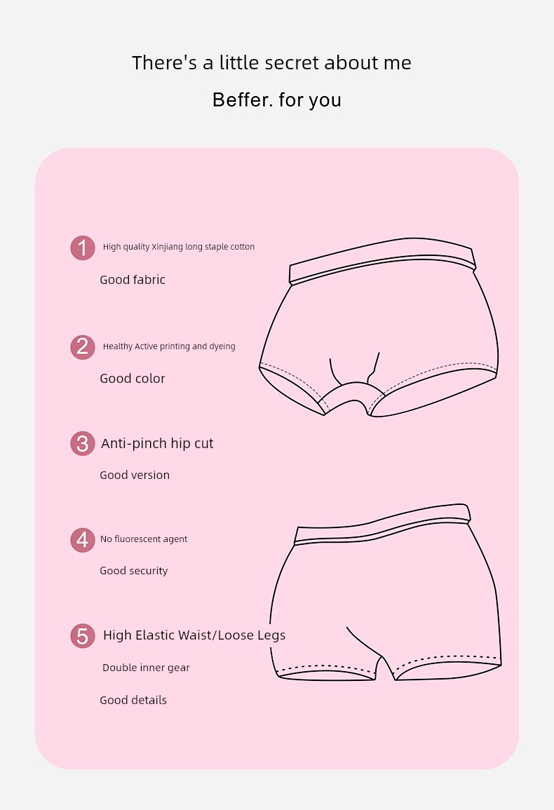 Pure Cotton Thin Baby's PP Girl Underwear — 3