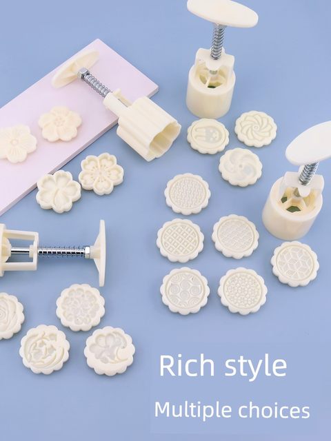 Stone plastic clay printing mold ultralight clay tool cherry blossom handprint abrasive tool new home hand pressing mooncake making