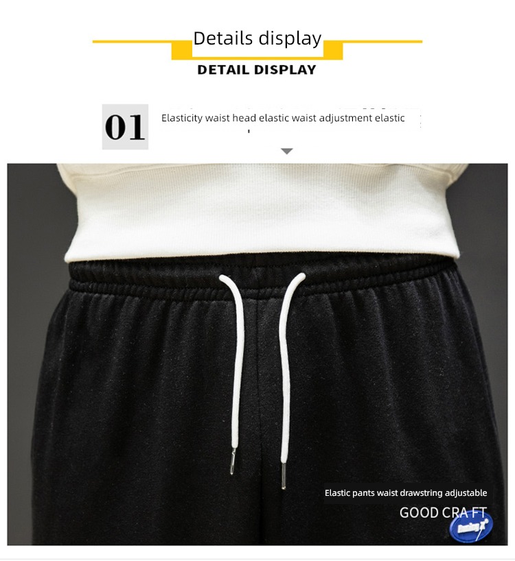 leisure time easy Korean version Nine points teenagers Sports pants