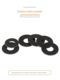 POM polyformaldehyde gaskets, steel plastic flat pads, high strength hard plastic insulating gaskets, M2M3M4M5M6M8M10