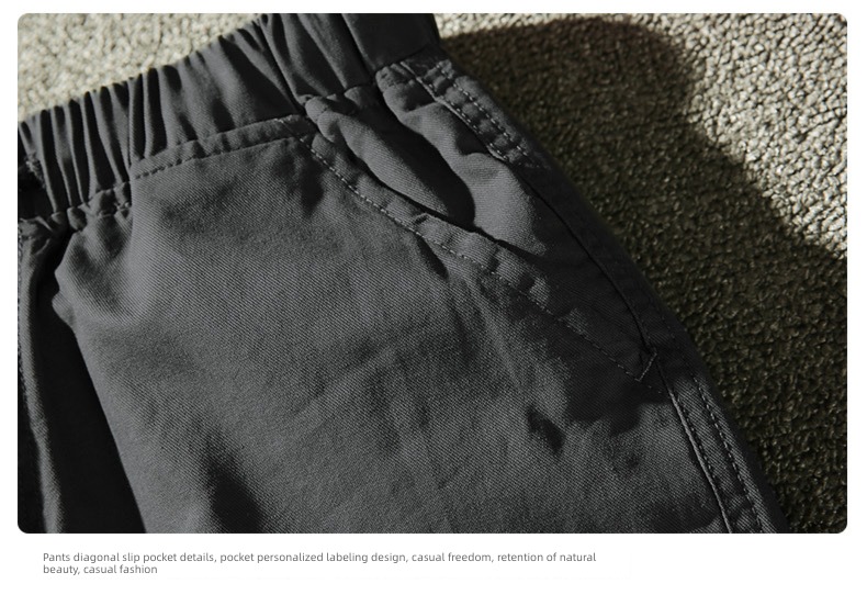 winter Plush thickening easy Big size Casual pants work clothes