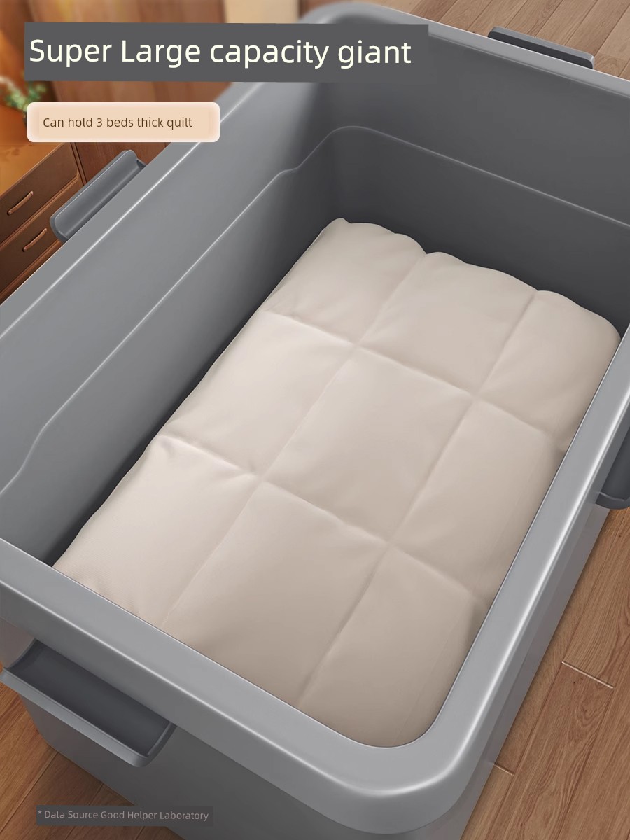 Jiabangshou Large Capacity Plastic Moving Sealed Storage Box