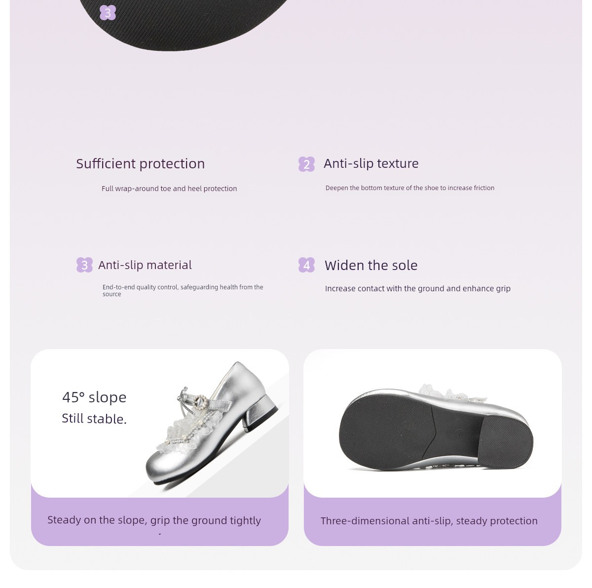 Little Girl's Stylish Leather Shoes 2026 New Summer Children's Beautiful Princess Shoes Girls' Soft-Soled High-Heeled Stage Shoes — 11