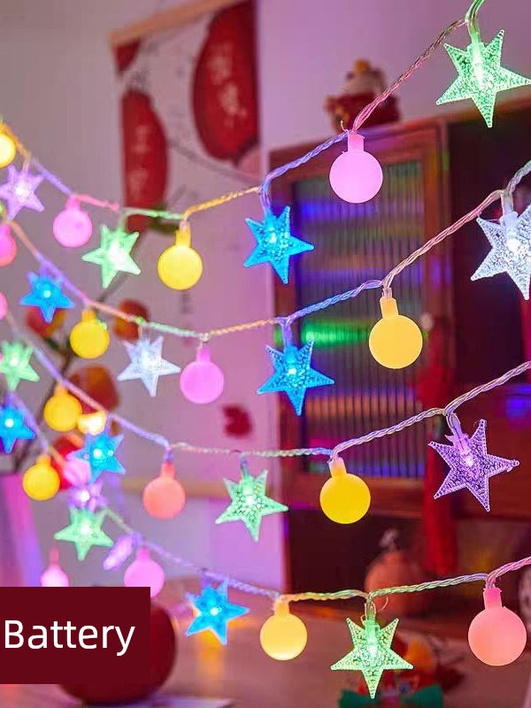Solar String Lights, Flashing String Lights, Starry Sky Lights, Outdoor Waterproof Garden Flashing Lights, Camping Canopy Lights, Atmosphere Lights