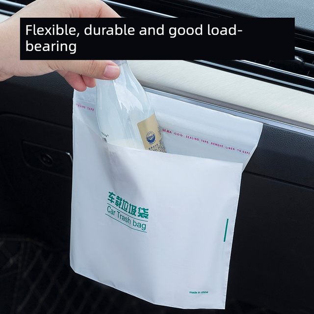 Car garbage bag sticker self-standing storage bag car interior barrel essential goods practical collection