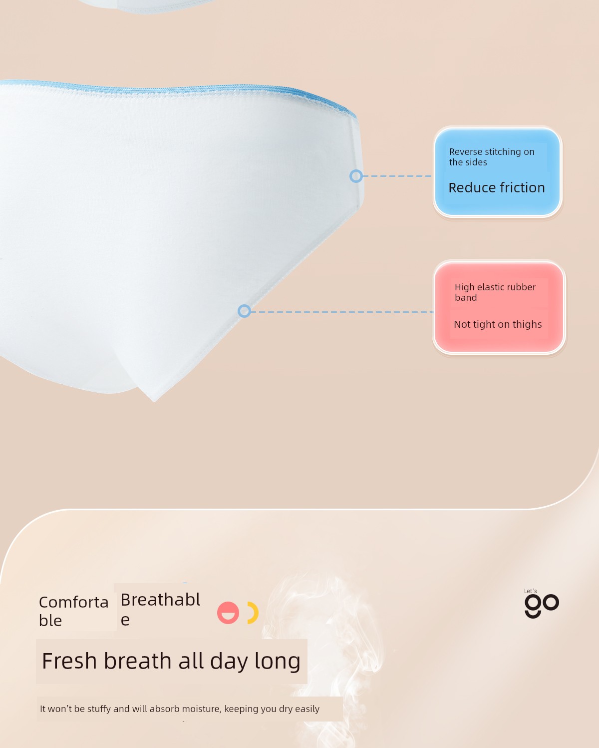 Disposable Underwear for Postpartum Women, Pure Cotton, Postpartum Travel, No-Wash, Daily Use, Men's Boxer Briefs, Sterile, Large Size — 20