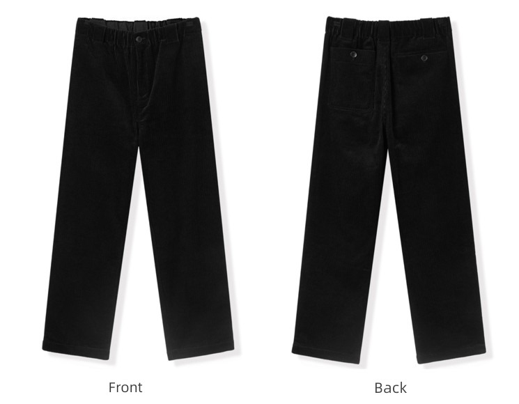 Label cutting Autumn and winter Women leisure time Elastic waist trousers