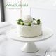 Ins Minimalist ceramic cake plate wedding birthday dessert plate high-foot cake tray baking cake pan dessert rack