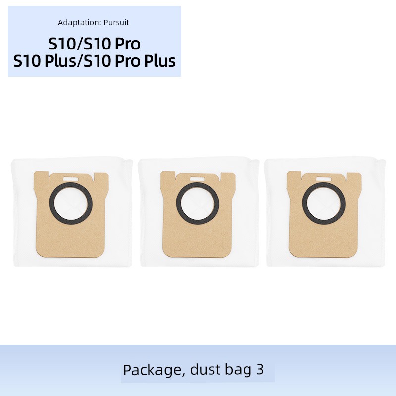 Applicable to Chasing S10/S20/X10 Sweeper Consumables Accessories Roll Side Brush Filter Cloth Dust Collection Bag Flat Replacement