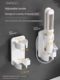 Hair curling rod hanging rack straight plate clip storage box without punching ply plate storage rack bathroom bathroom wall mount cleaning corner rack