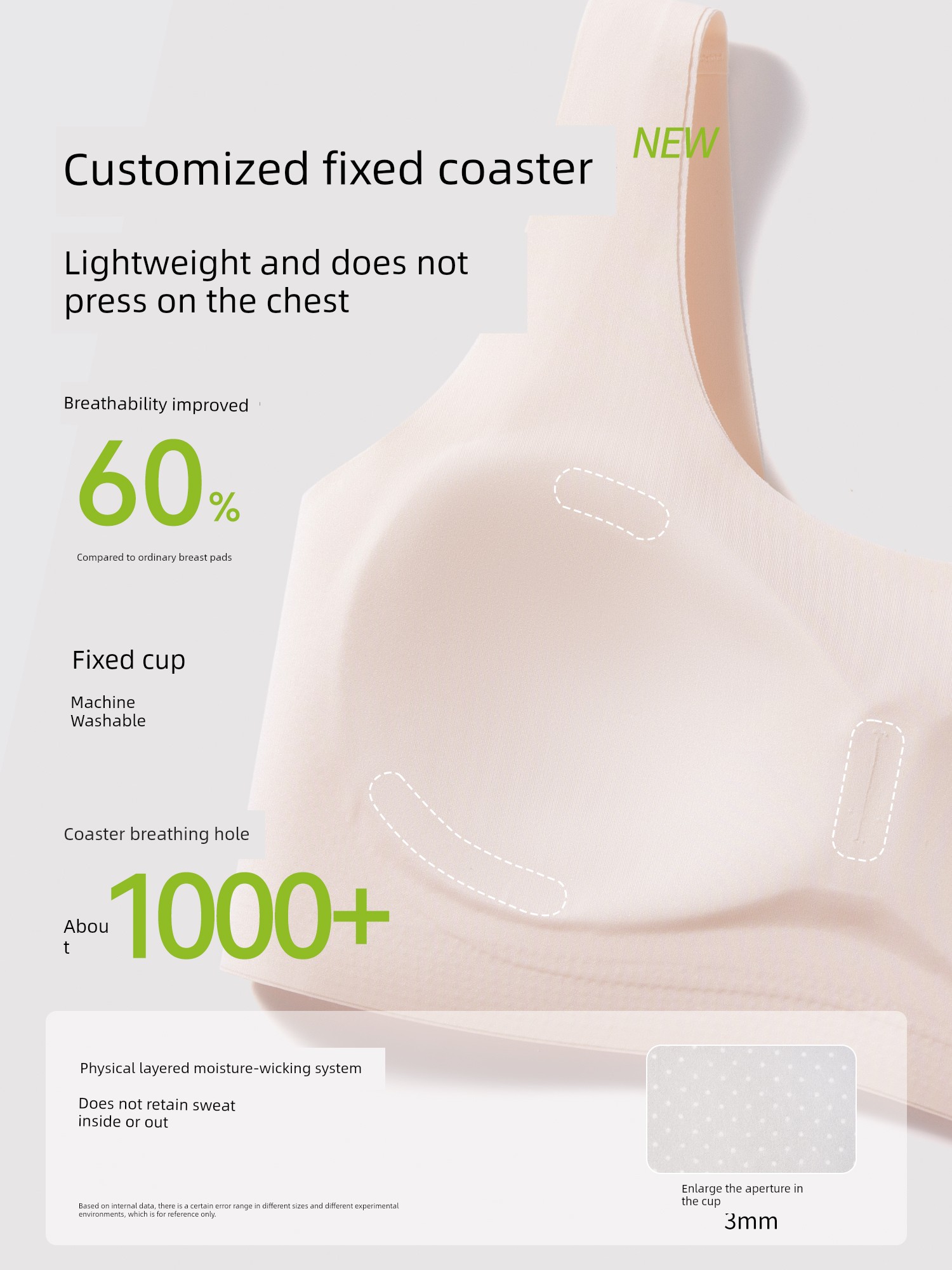 Coco Smart Girls' Bras for Junior High School Youth Development Period, Teenage High School Sports Bras — 4