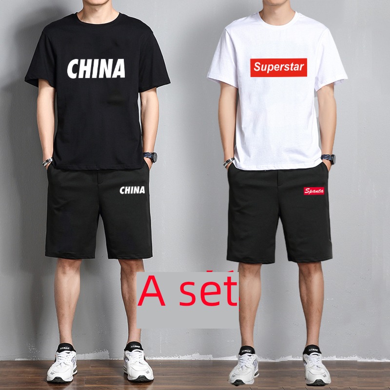 Chaopai Short sleeve Undershirt man Compassionate Sports suit