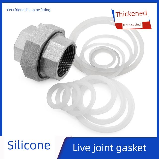 Lift joint gasket lift joint gasket one inch 6 minutes 1 oil 50 silicone gasket 32 water pipe 40 galvanized swing knot sealing ring