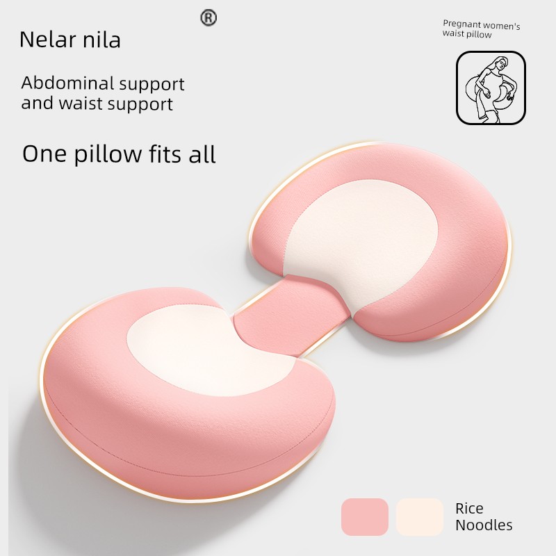 Nila Side Sleeping Pillow for Pregnant Women, Pregnancy Side Sleeping Pillow, Waist Support Side Sleeping Pillow, Belly Support Memory Pillow, Relieve — 4